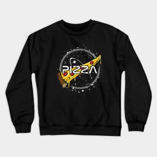 Funny Slice Of Pizza Nasa Parody Crewneck Sweatshirt